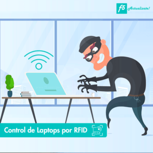 Coontrolde laptops por RFID Bolivia